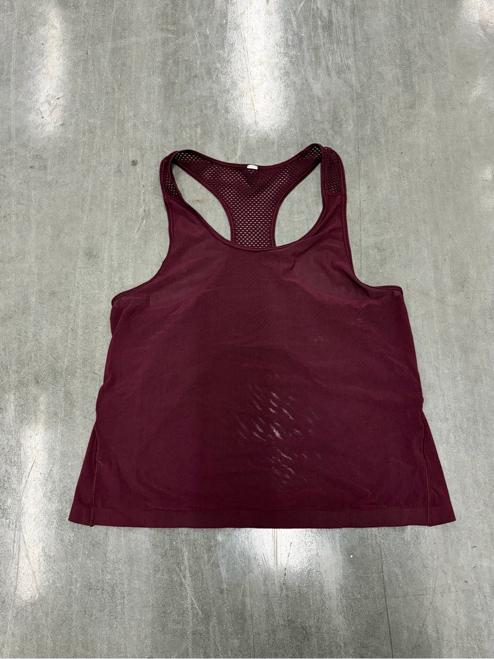 lululemon athletica Burgundy Racerback Tank